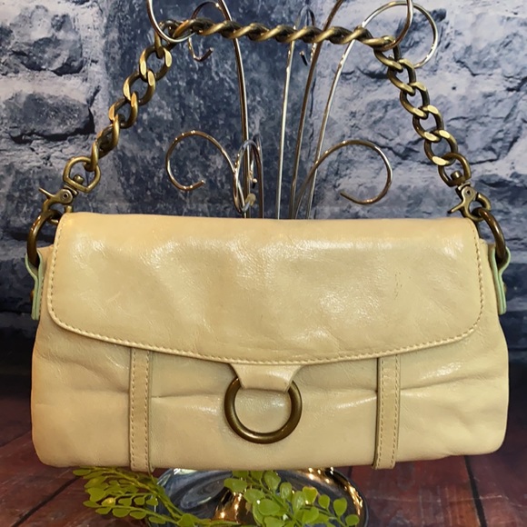 HOBO Clutch Wristlet bag with Chain strap Handle and Door Knocker Accent - Picture 13 of 13